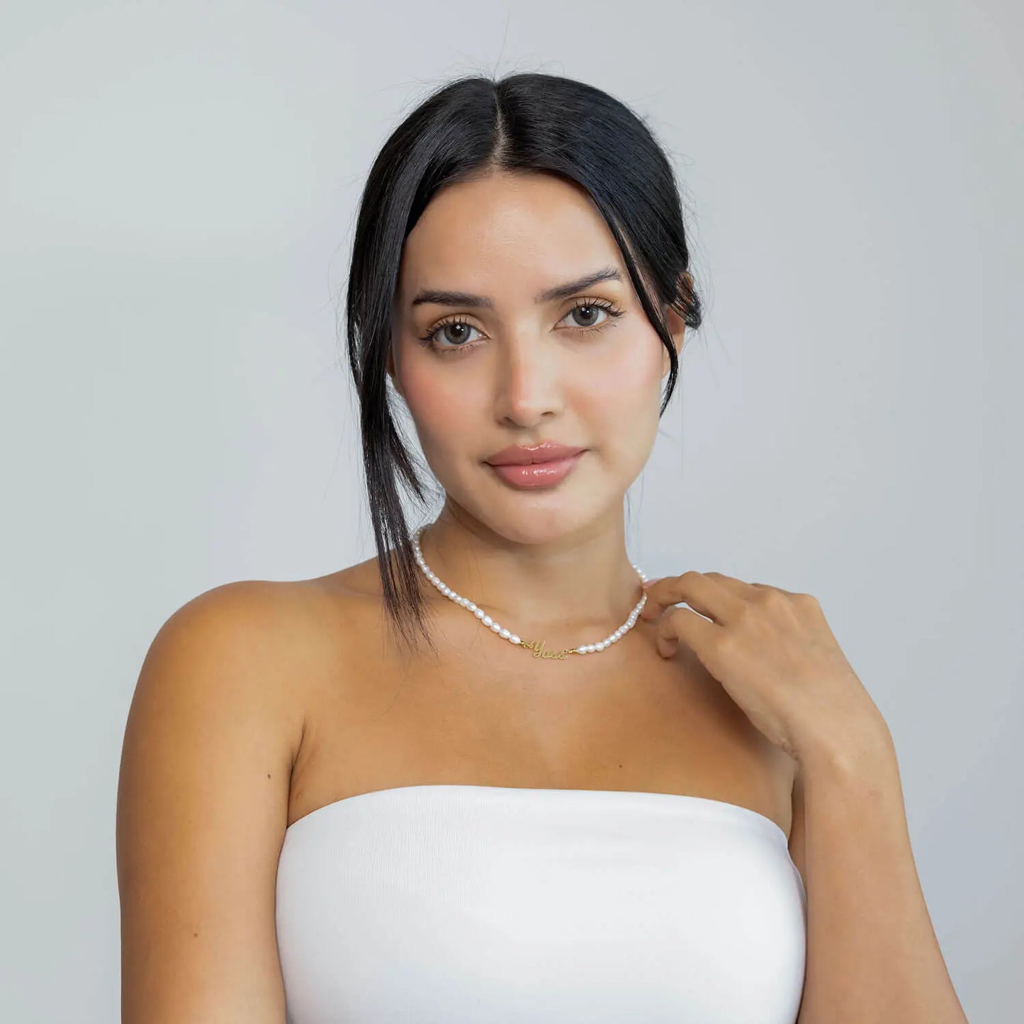Collana Personalizzabile con Nome e Perle d'Acqua Dolce GioielliRicordi