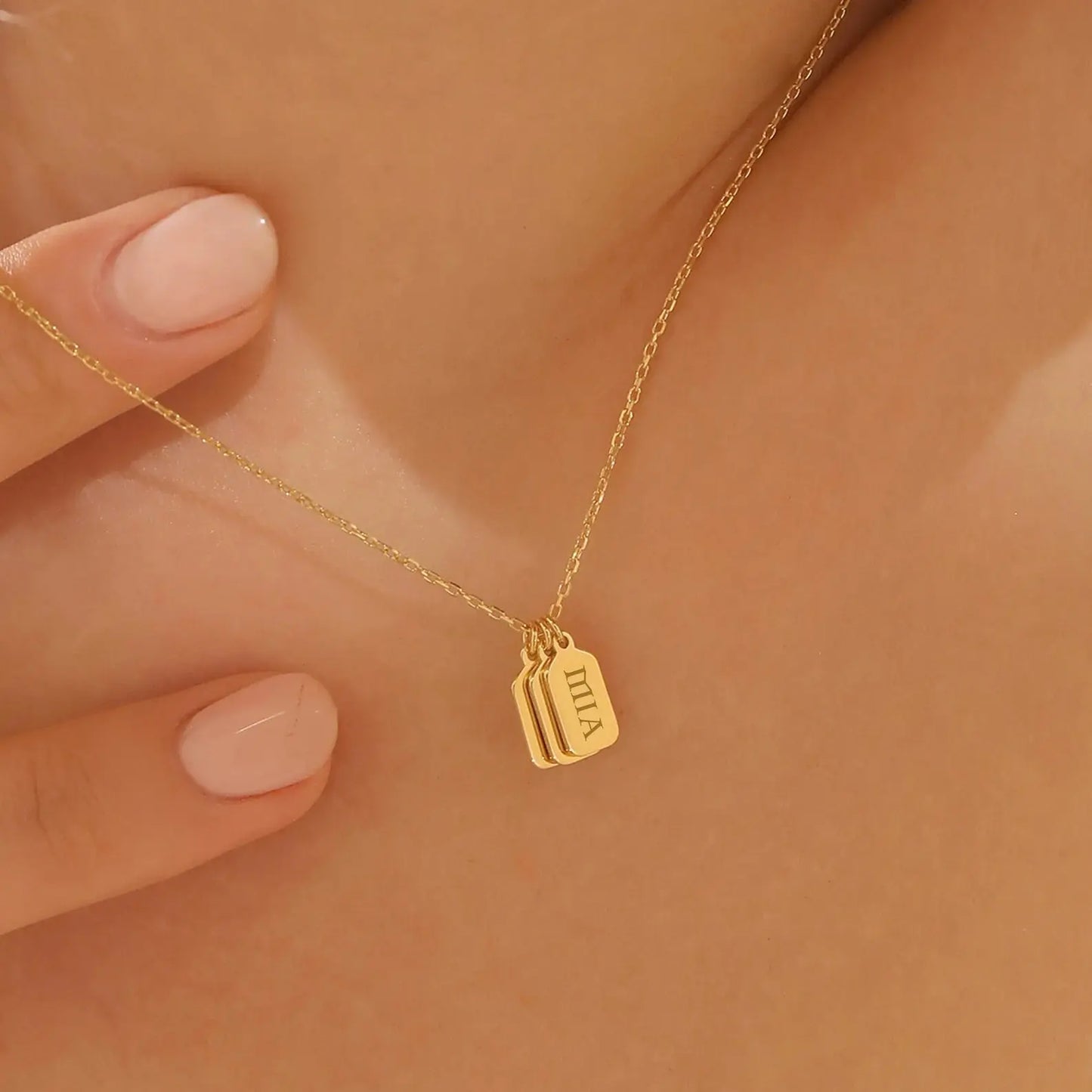 Collana Personalizzabile con targhetta incisa GioielliRicordi