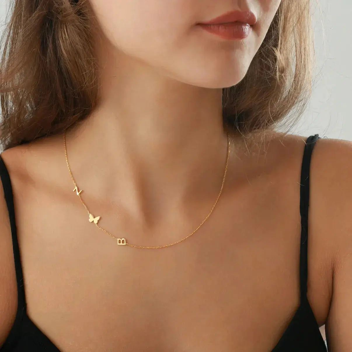 Collana Personalizzata con le Iniziali Laterali GioielliRicordi