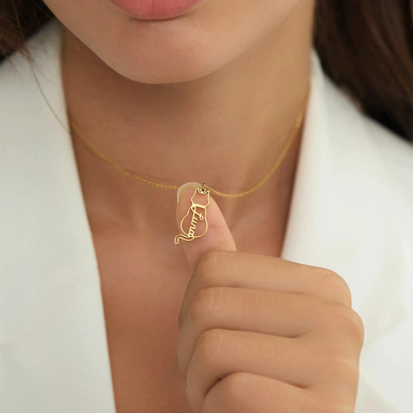 Collana personalizzata cane/gatto con nome GioielliRicordi