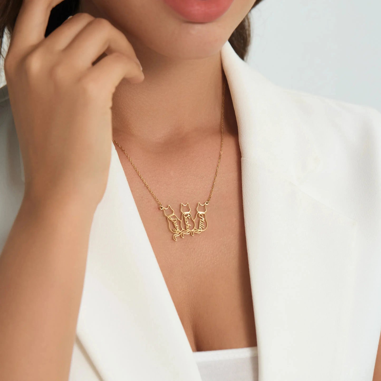 Collana personalizzata cane/gatto con nome GioielliRicordi
