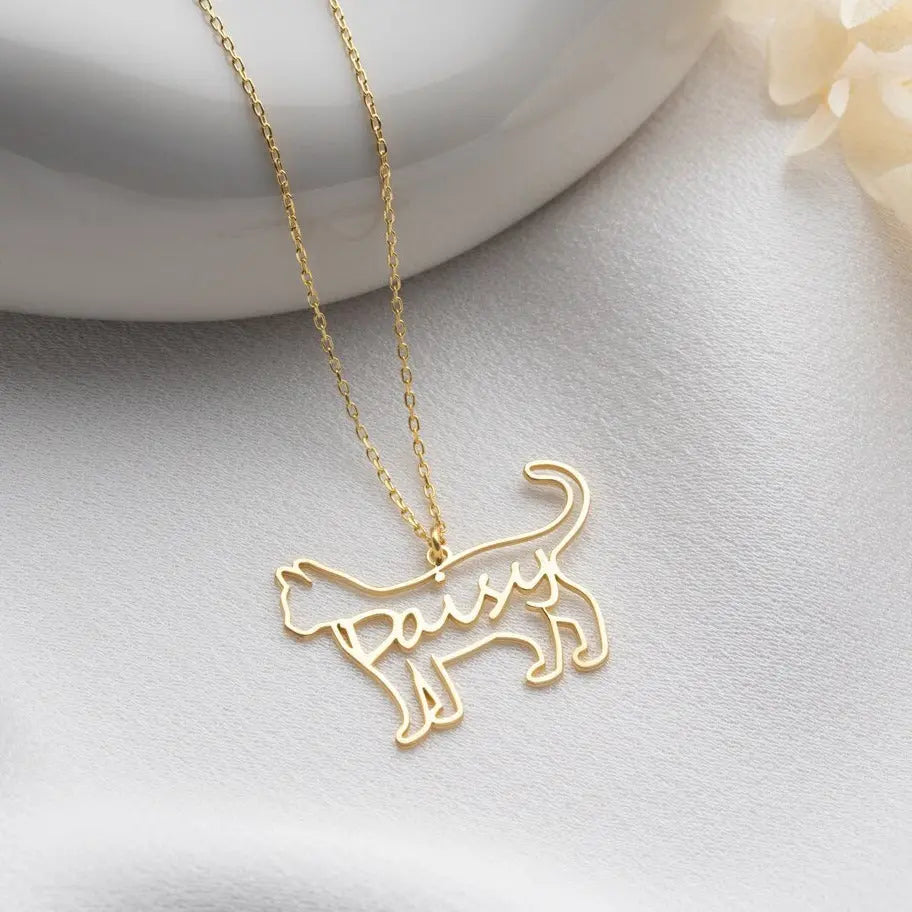 Collana personalizzata cane/gatto con nome GioielliRicordi