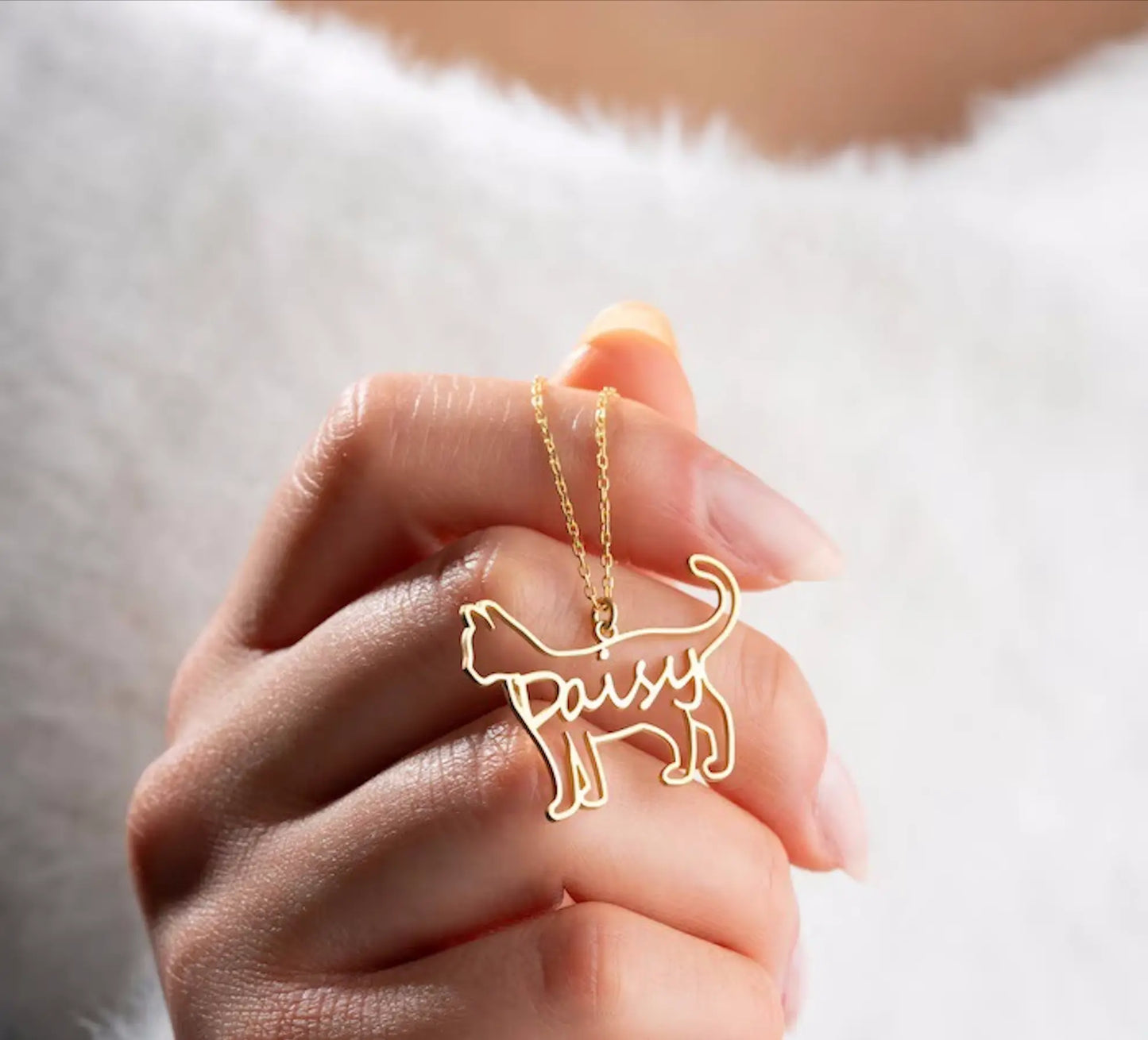 Collana personalizzata cane/gatto con nome GioielliRicordi