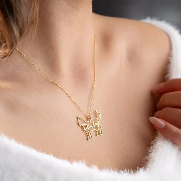 Collana personalizzata cane/gatto con nome GioielliRicordi