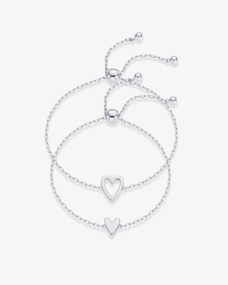 Matching Heart Bracelet  NostalgiaJewels