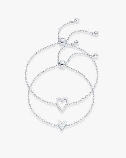 Matching Heart Bracelet  NostalgiaJewels