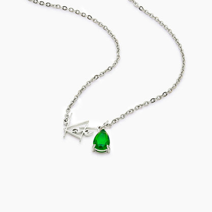 Signature Name and Birthstone Necklace - Image 8