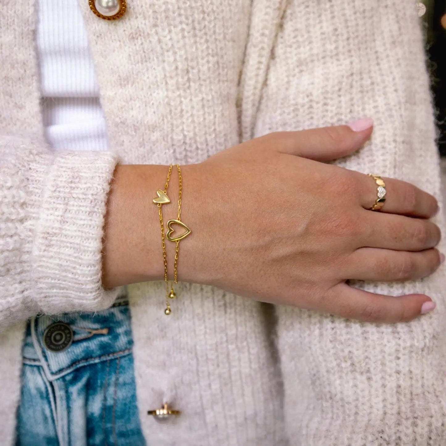 Matching Heart Bracelet  NostalgiaJewels
