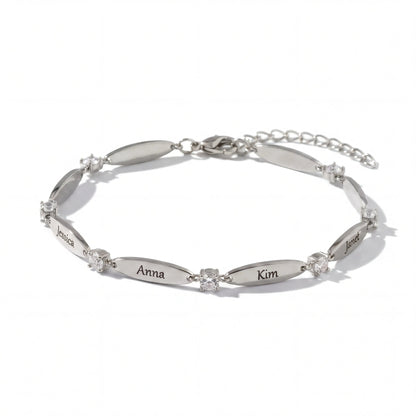 Personalized bracelet with engraving - Silver 925