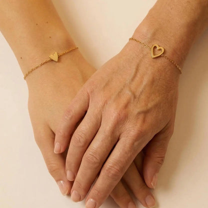 Matching Heart Bracelet  NostalgiaJewels